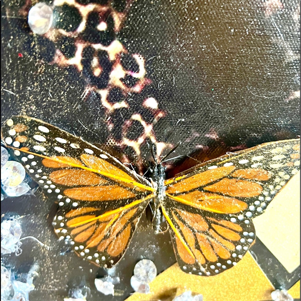 Proverbs 31 & Pearls, Diamonds Leopard Pop Out Collage Art - Picture 13 of 17